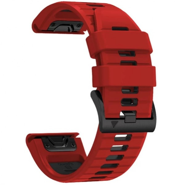  Ремінець Tech-Protect IconBand Pro для Garmin Fenix 3 | 5X | 3HR | 5X Plus | 6X | 6X Pro | 7X Red Black (9319456605105)